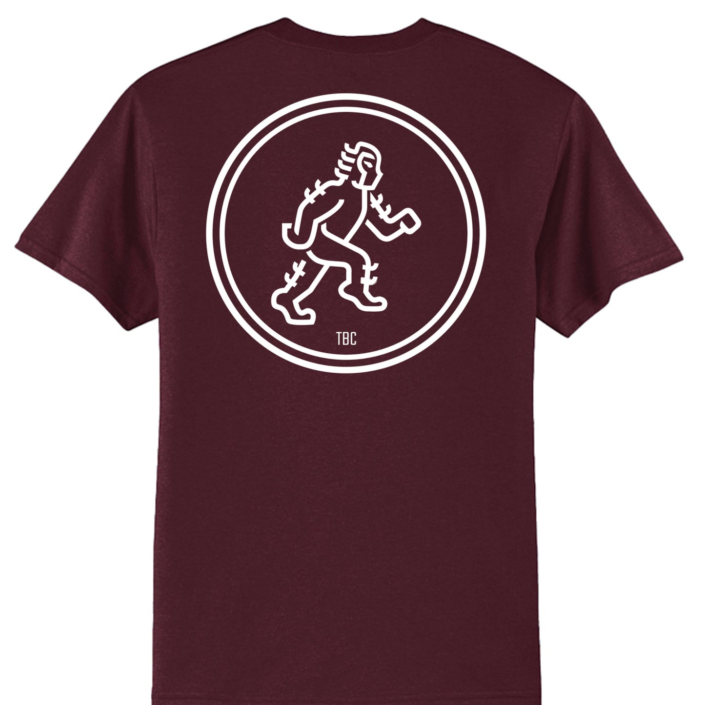 Athletic Maroon - PC55T - BACK