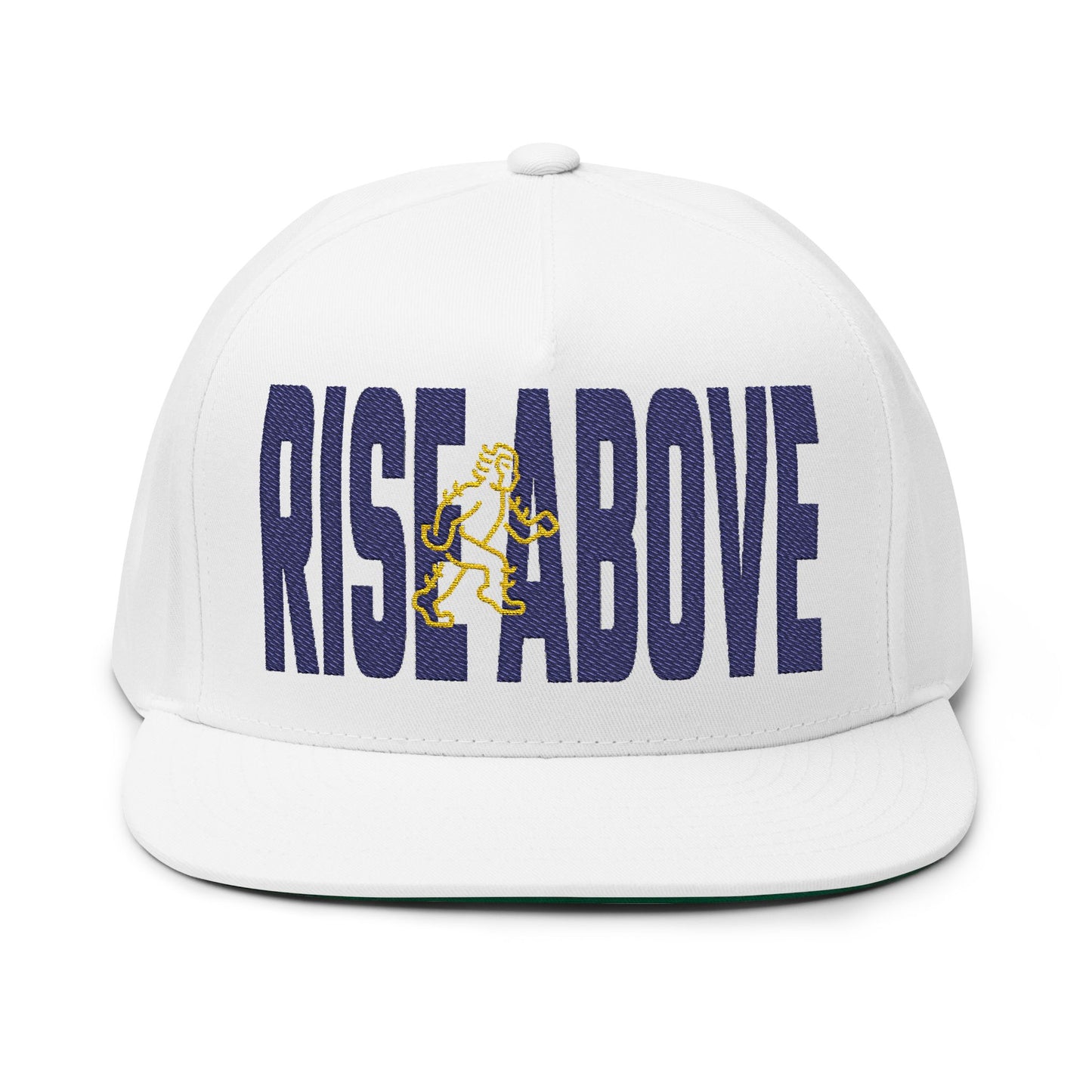 Rise Above -TBC - Embroidered Flat Bill Cap