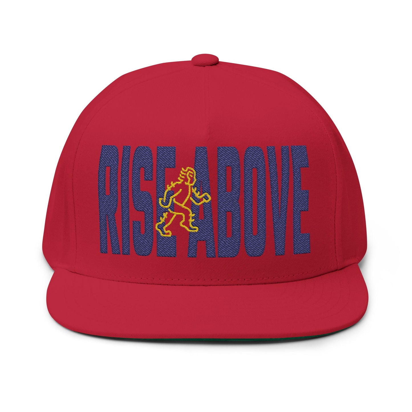 Rise Above -TBC - Embroidered Flat Bill Cap