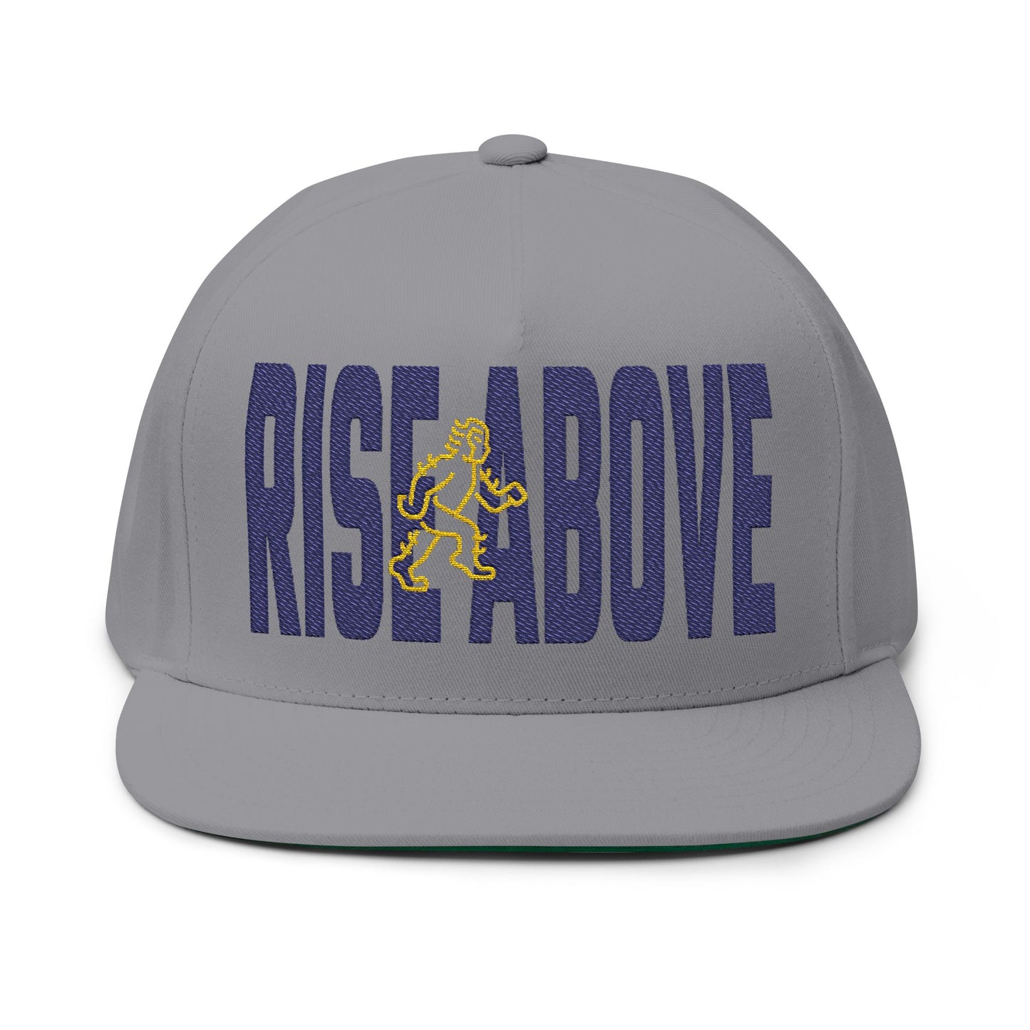 Rise Above -TBC - Embroidered Flat Bill Cap