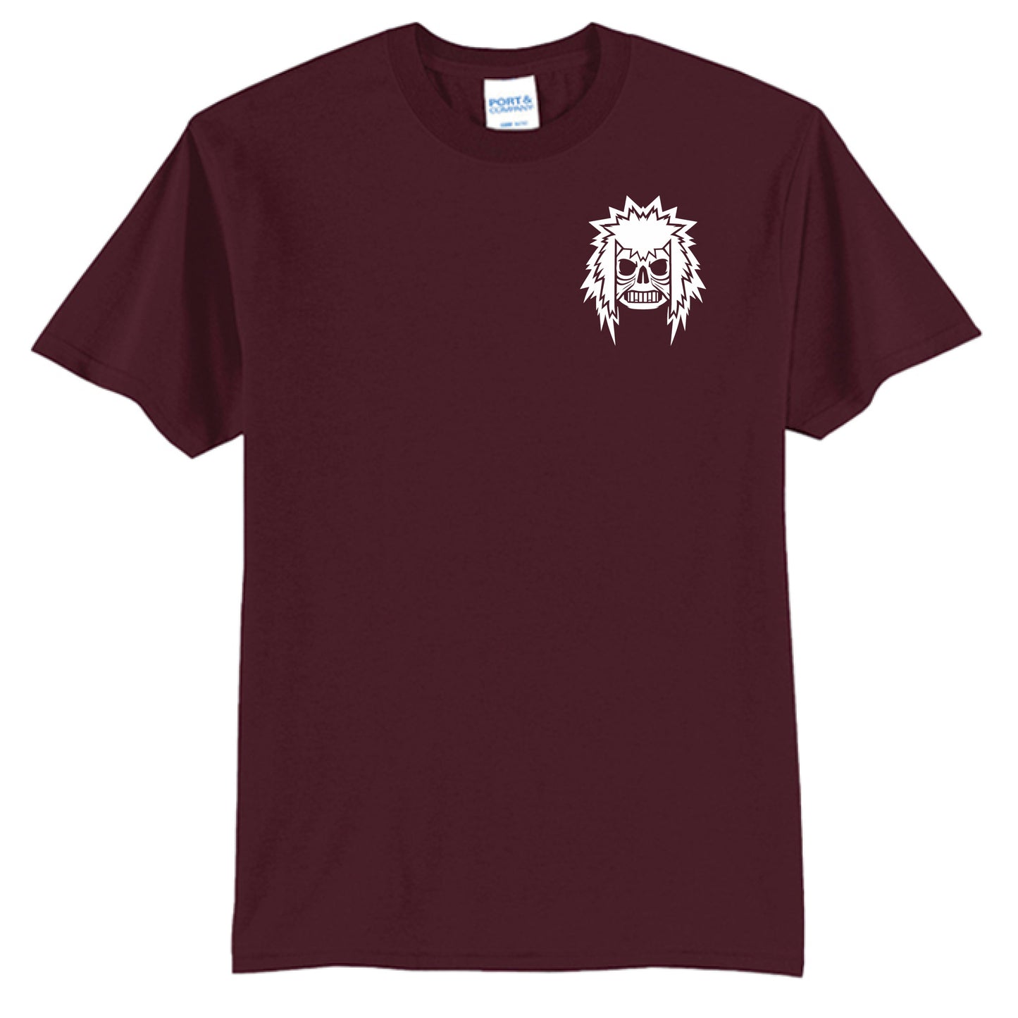Athletic Maroon - PC55T - FRONT