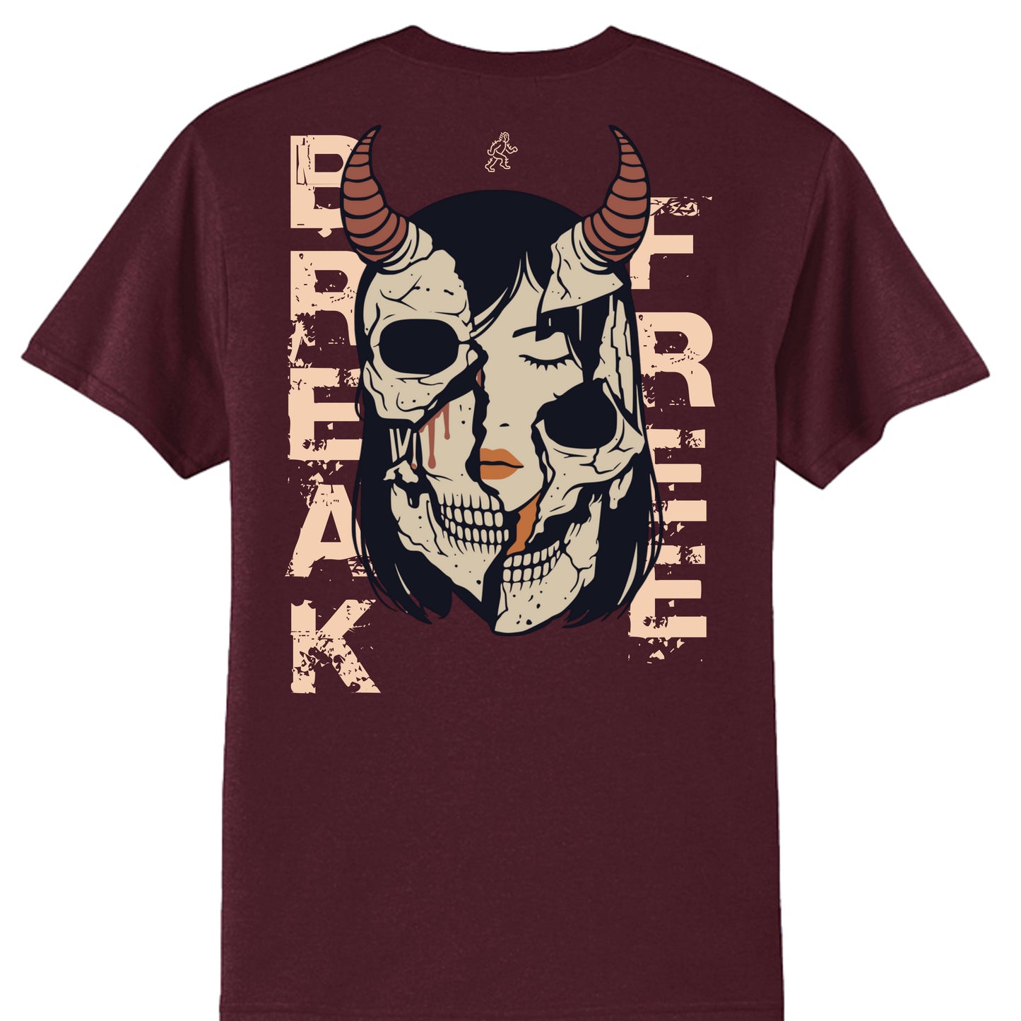 Athletic Maroon - PC55T - BACK