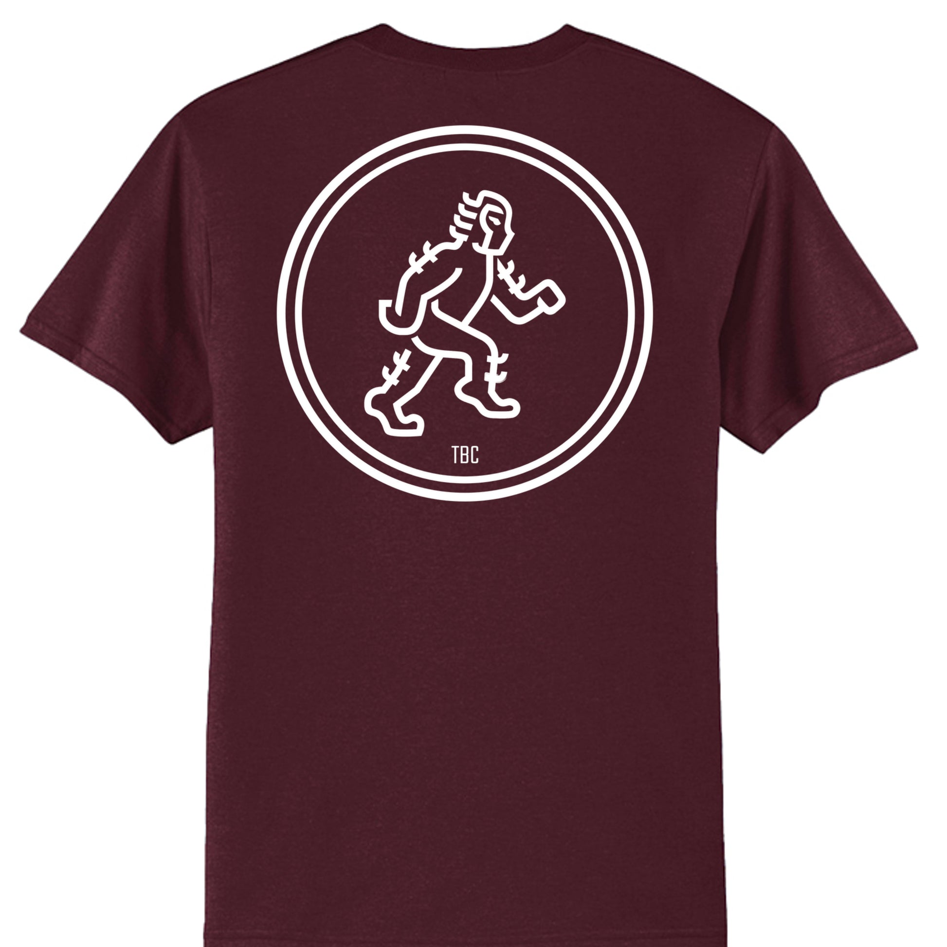 Athletic Maroon - PC55T - BACK