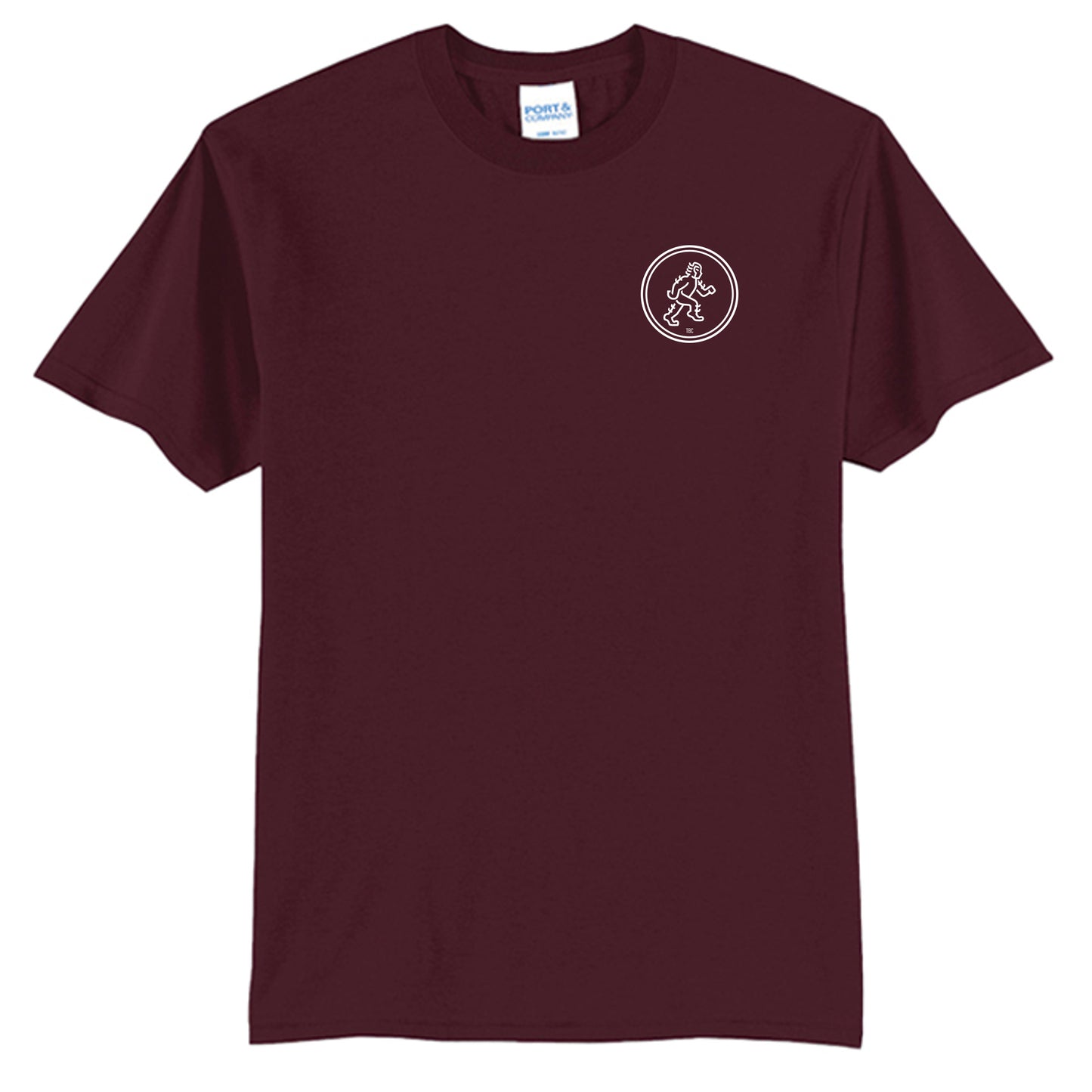 Athletic Maroon - PC55T - FRONT