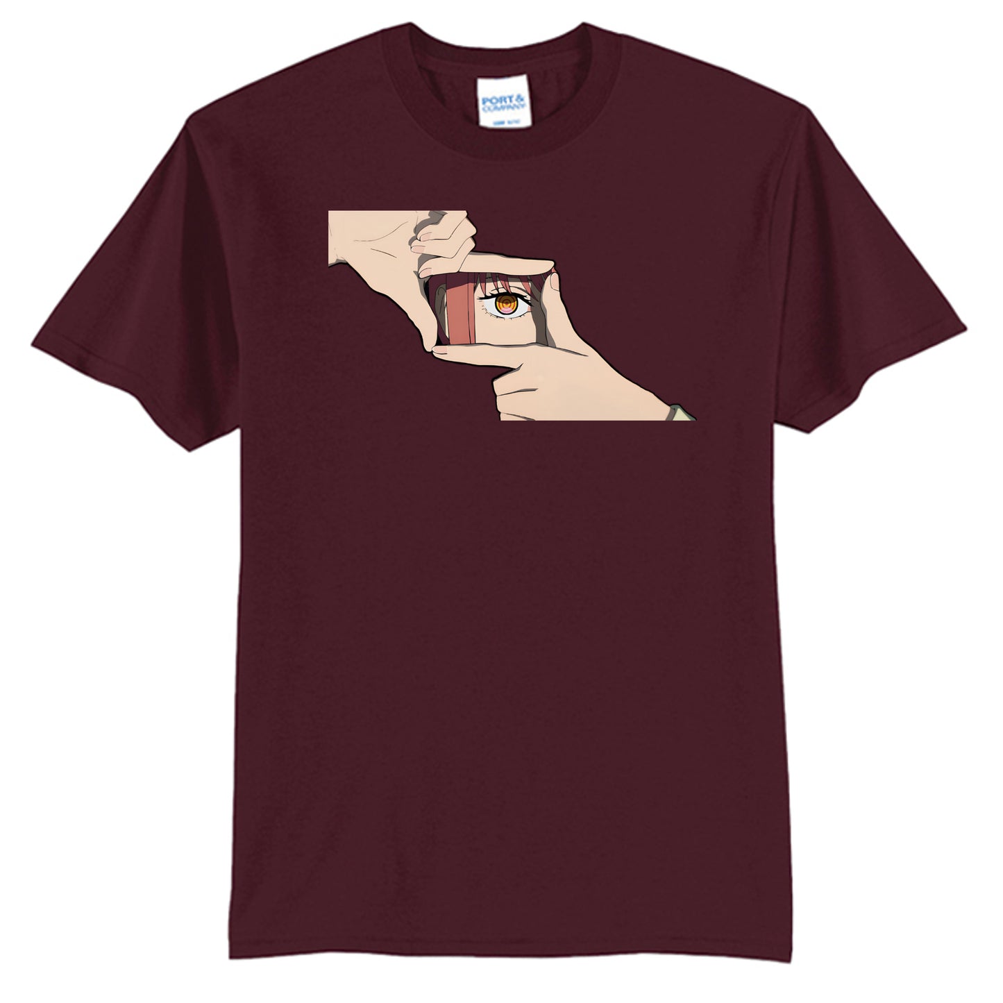 Athletic Maroon - PC55T - FRONT
